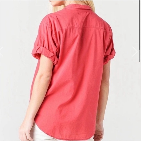 XIRENA Coral Short-Sleeve Poplin Shirt SZ XS - Picture 4 of 11